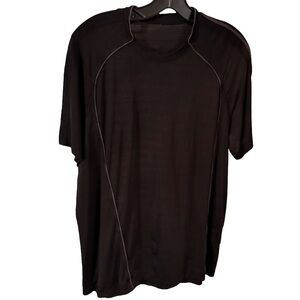 Men’s Lululemon Black Performance Tee Shirt Size Large